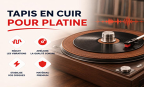 Leather Turntable Mat